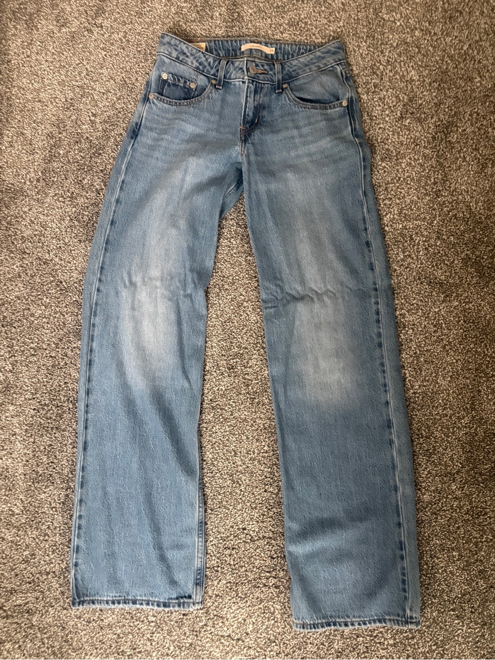 Levi's Low Loose Jeans in Blue Waist 24
